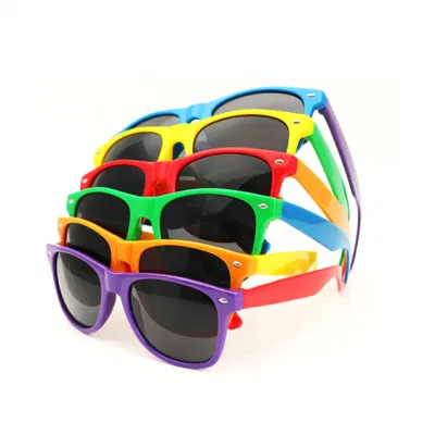 Lunettes de soleil en plastique unisexes, couleurs classiques rétro, cadeaux de fête, pour adultes unisexes