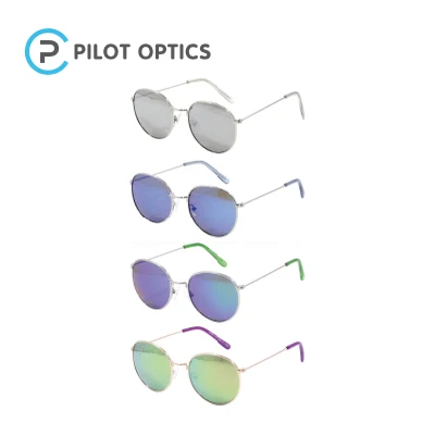 Pilot Optics Enfants Filles Bébé Fille Enfants Nuances Lunettes de Soleil Lunettes de Soleil En Métal