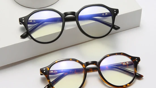 2023 Amazon Hot Selling Logo personnalisé Adultes Gaming UV400 Cadres optiques Tr90 Ordinateur Anti-radiation Anti-lumière bleue bloquant les lunettes