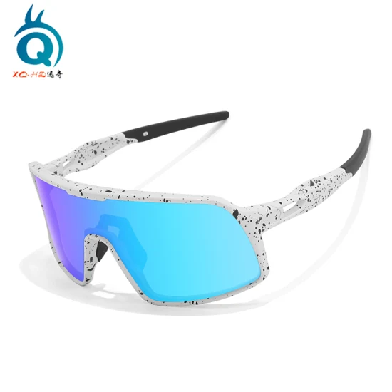 Lunettes de pêche pour adultes, verres miroir de couleur 100% UV400, lunettes de soleil de sport polarisées